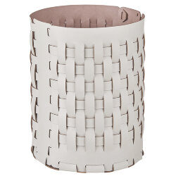 Корзинка Bottega устричный, 25х25 кожа ADJ - 1525.02