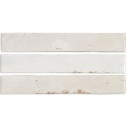 Керамическая плитка ENAMEL WHITE 5x25 см DNA Tiles  арт. 123139