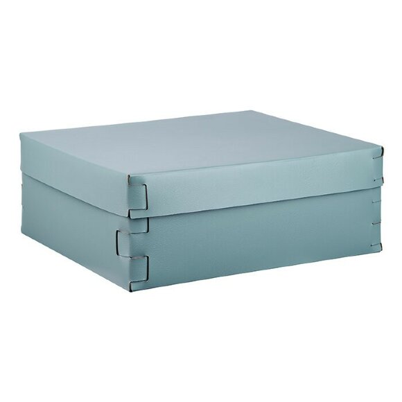 Коробка Snob ADJ Италия, 36x30xH13,5 цвет: небесный (эвкалипт) арт. 3630.50/60