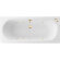 Акриловая ванна Oceana Slim 170x75 с гидромассажем Excellent, WAEX.OCE17S.SOFT.GL