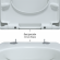 Унитаз подвесной xl 54 см, сиденье дюропласт toma so, микролифт, быстросъем Ego Berges арт. 082124
