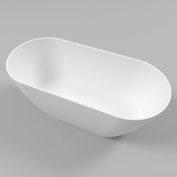 Ванна из искусственного камня 165х75 Whitecross Coral 0213.165075.200 цвет: белый мат