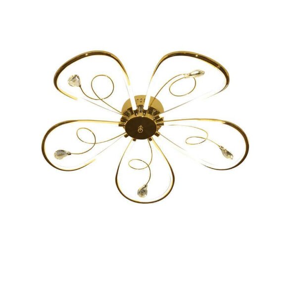 Потолочный светодиодный светильник Line Classic модерн LC576, Ambrella light цвет: золотой