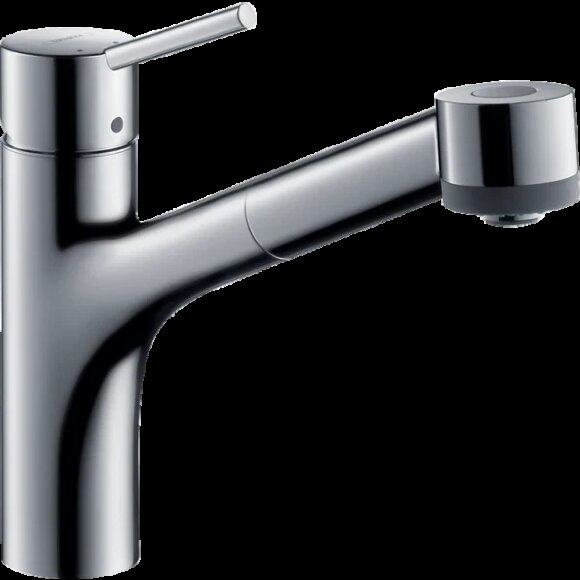 Hansgrohe смеситель для кухни, Eco, с вытяжным душем, Talis M52, глянцевый хром арт. 32845000