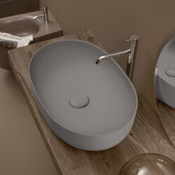 Раковина 60х40 см, без отв. KERASAN Nolita, 534389*0 цвет: Ferro Matt Раковина 60х40 см, без отв. KERASAN Nolita, 534389*0 цвет: Ferro Matt