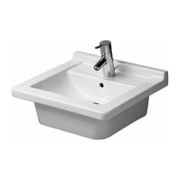 Раковина 48x46.5 см, 3 отв., DURAVIT Starck 3 - 0303480030 цвет: белый