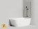 Душевое ограждение на ванну (gold) прозрачное ATRIO, Salini арт. 22101G