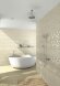 Керамика 25x75 кремовый decor настенная Травертин Beryoza Ceramica Беларусь