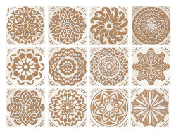 Вставка Vermont olambrillo regio oro bone 7*7 Ceracasa Испания