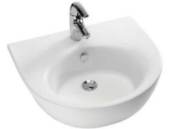 Полувстроенная раковина (56 х 47,5 см) OVE JACOB DELAFON арт. E1525 Полувстроенная раковина (56 х 47,5 см) OVE JACOB DELAFON арт. E1525