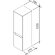 Шкаф пенал Ravak sb 35 l подвесной капучино белый Classic (Чехия) - X000000956