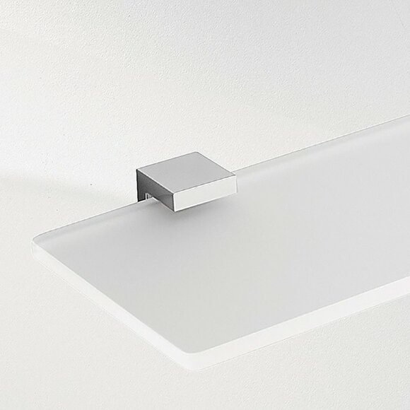 Стеклянная полка, хром Lulu Colombo Design арт. B6216 Стеклянная полка, хром Lulu Colombo Design арт. B6216