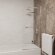 RGW Шторка на ванну sc-15 80х140 профиль хром стекло прозрачное алюминий, стекло арт. 06111508-11