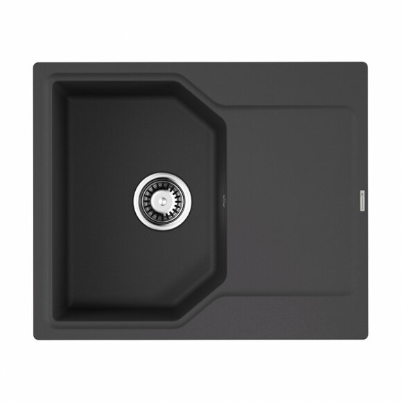 Кухонная мойка Yonaka 61-BL Omoikiri 4993638 цвет: черный