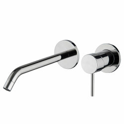 Смеситель для раковины Fima Carlo Frattini Spillo UP настенный однорычажный цвет: хром, арт. F3051WLX8CR.1 Смеситель для раковины Fima Carlo Frattini Spillo UP настенный однорычажный цвет: хром, арт. F3051WLX8CR.1