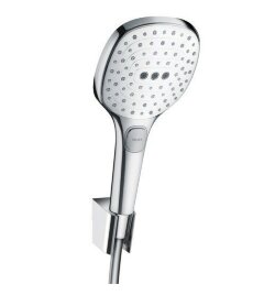 Hansgrohe душевой набор с держателем и шлангом 160см, Raindance Select E, матовый хром арт. 26720400 Hansgrohe душевой набор с держателем и шлангом 160см, Raindance Select E, матовый хром арт. 26720400