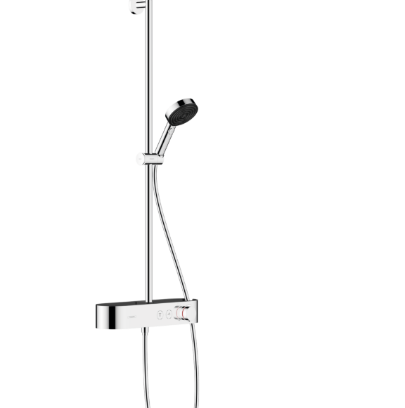 Hansgrohe душевая система с термостатом, Pulsify S, глянцевый хром арт. 24220000