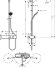 Hansgrohe душевая система с термостатом, Pulsify S, глянцевый хром арт. 24220000