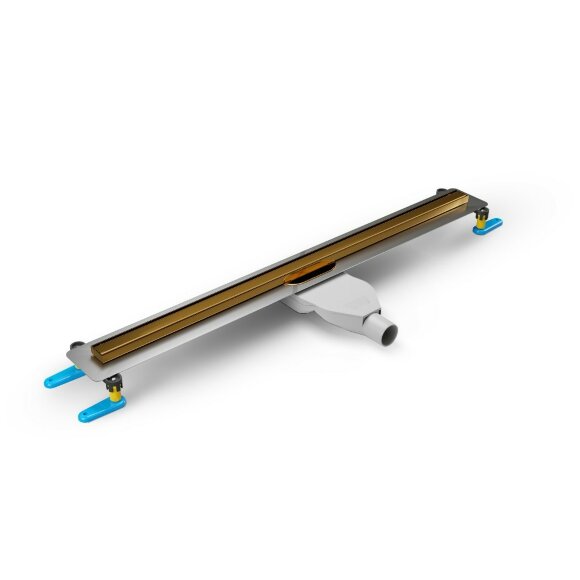 Душевой трап 100 см Visio slim New Trendy золото арт. OL-0075
