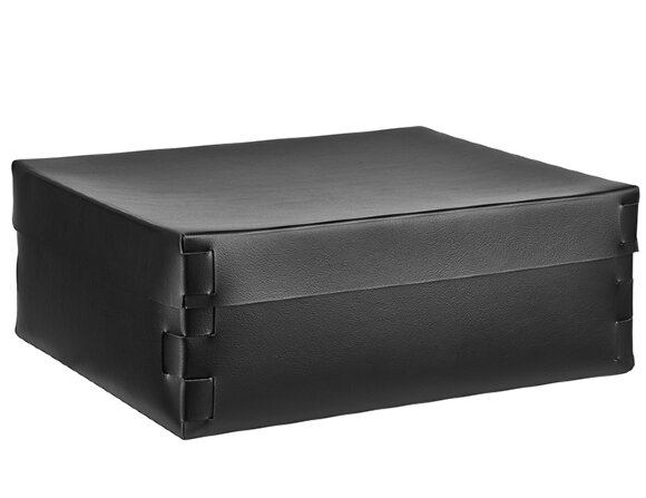 Коробка Snob черный, 30х30 кожа ADJ - 3630.01