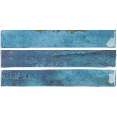 Керамическая плитка ENAMEL OCEAN 5x25 см DNA Tiles  арт. 123145
