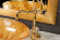 Зеркало WIND 95x75 см , пескоструйное напыление ручной работы на раме из массива дерева цвет: золото ArmadiArt арт. 531