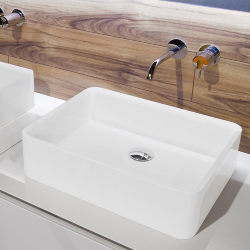  Раковина Antonio Lupi Servoretto 63х38 см, без отв., накладная, цвет: белый, арт. RETTOMOOD63 Bianco/cr