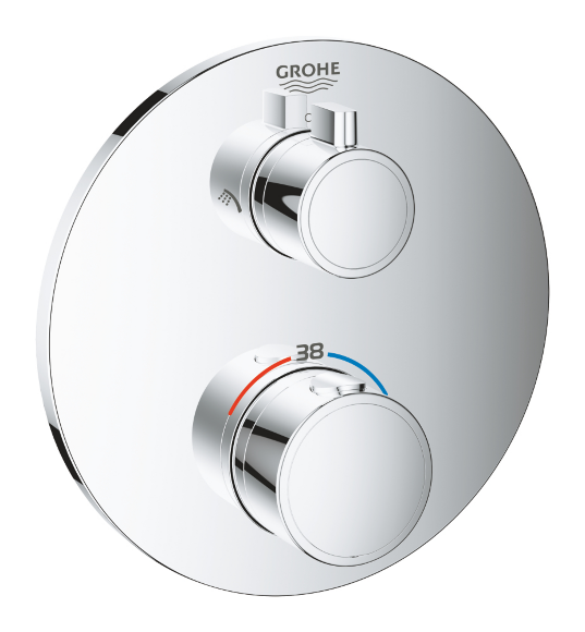 Смеситель для ванны GROHE Grohtherm, цвет: хром, арт. 24076000