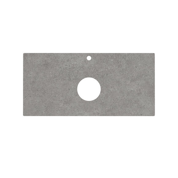 Столешница из керамогранита Фондамента 100см, Kerama Marazzi Plaza, PL1.DL500920R\100 цвет: серая