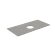 Столешница из керамогранита Фондамента 100см, Kerama Marazzi Plaza, PL1.DL500920R\100 цвет: серая