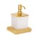 Дозатор для жидкого мыла подвесной REMER Lounge LN13BG, цвет: золото
