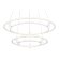 Подвесной светодиодный светильник Comfort Line хай-тек FL5542, Ambrella light цвет: белый