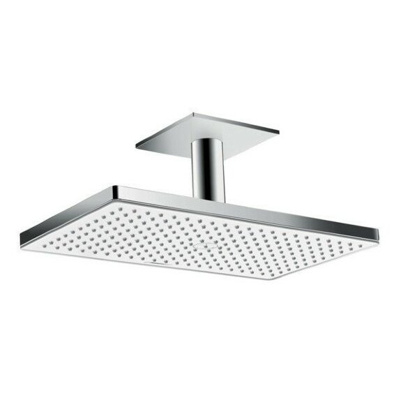 Hansgrohe верхний душ с потолочным кронштейном скрытого монтажа, Rainmaker Select, матовый хром арт. 24012400 Hansgrohe верхний душ с потолочным кронштейном скрытого монтажа, Rainmaker Select, матовый хром арт. 24012400