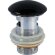 Донный клапан для раковины CeramaLux (черный) RD019