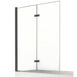 Шторка для ванны 120 см L New soleo black New Trendy черный арт. P-0043 Шторка для ванны 120 см L New soleo black New Trendy черный арт. P-0043