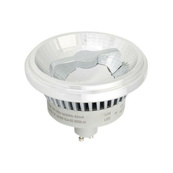 Лампа светодиодная диммируемая GU10 12W 4000K прозрачная AR111-Fort-GU10-12W-Dim Day4000 Arlight - 026879