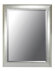 Зеркало WIND 95x75 см, пескоструйное напыление ручной работы на раме из массива дерева цвет: серебро ArmadiArt арт. 532