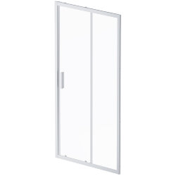 Душевая дверь 100 профиль хром матовый стекло прозрачное AM.PM Gem арт. W90G-100-1-195MT