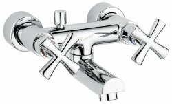 Двухвентильный смеситель для ванны без набора для душа, Emmevi Spirit New, 31001/ORS цвет: золото Двухвентильный смеситель для ванны без набора для душа, Emmevi Spirit New, 31001/ORS цвет: золото