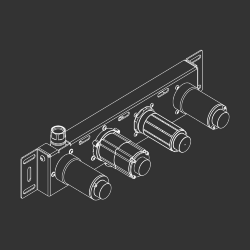 Встроенная часть смесителя CEA Design, арт. PWF08 Встроенная часть смесителя CEA Design, арт. PWF08