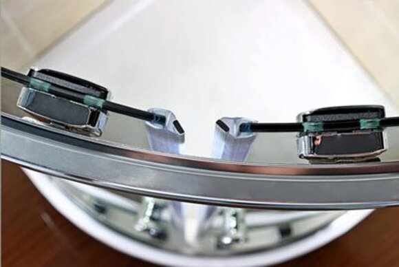 Душевой уголок PRATICO Хром Cezares - PRATICO-A-2-90-C-Cr