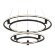 Подвесной светодиодный светильник Comfort Line хай-тек FL5544, Ambrella light цвет: черный