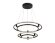 Подвесной светодиодный светильник Comfort Line хай-тек FL5544, Ambrella light цвет: черный
