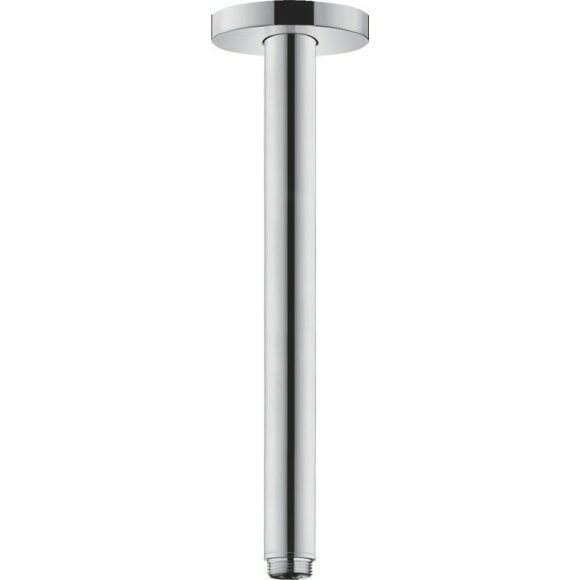 Hansgrohe душевой кронштейн S потолочный 300 мм, глянцевый хром арт. 27389000