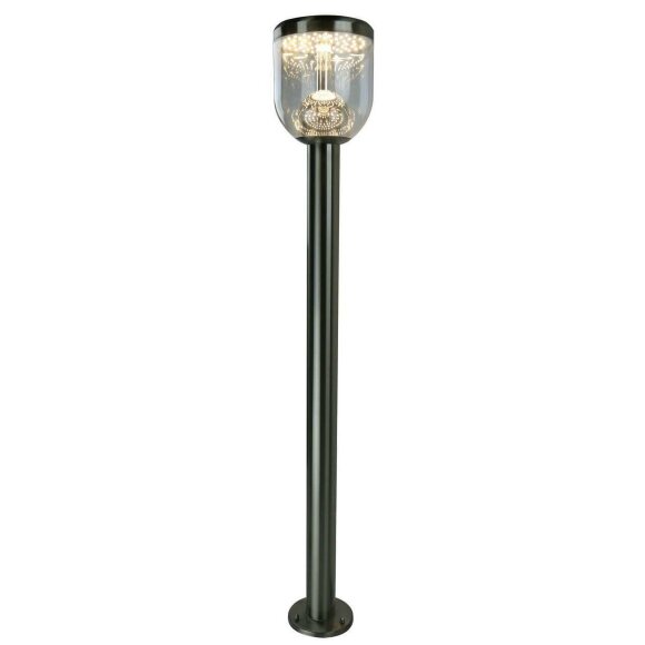 Уличный светодиодный светильник, вид замковый Inchino Arte Lamp цвет:  серебро - A8163PA-1SS