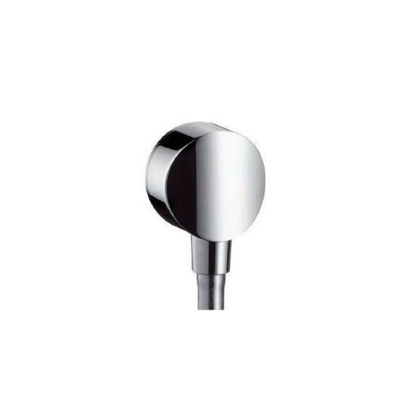Hansgrohe шланговое подключение с клапаном обратного тока, FixFit, глянцевый хром арт. 27456000