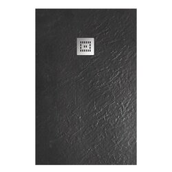 BelBagno Душевой поддон из искусственного мрамора 120x90x3,5 матовый чёрный, Uno, арт. TRAY-MR-UNO-AH-120/90-35-NERO-CR BelBagno Душевой поддон из искусственного мрамора 120x90x3,5 матовый чёрный, Uno, арт. TRAY-MR-UNO-AH-120/90-35-NERO-CR