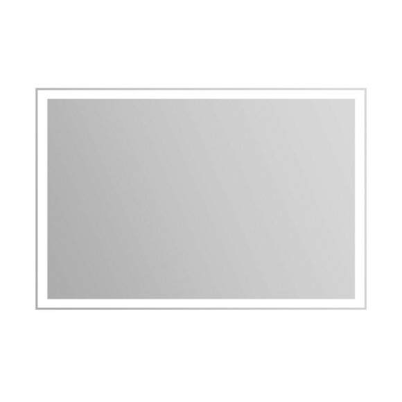 BelBagno Зеркало 90x60, прямоугольное, с встроенным светильником и кнопочным выключателем, арт. SPC-GRT-900-600-LED-BTN