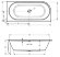 Акриловая ванна DESIRE CORNER LINKSWHITE 180x84 GLOSSYSPARKLE SYSTEM RIHO арт. BD06 (BD06005S1WI1144)