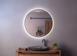 Зеркало с подсветкой в тонкой раме 360x360 Medea Extra Зеркало с подсветкой в тонкой раме 360x360 Medea Extra